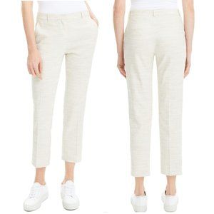 Theory Sharkskin Crunch Tailored Ankle Trousers